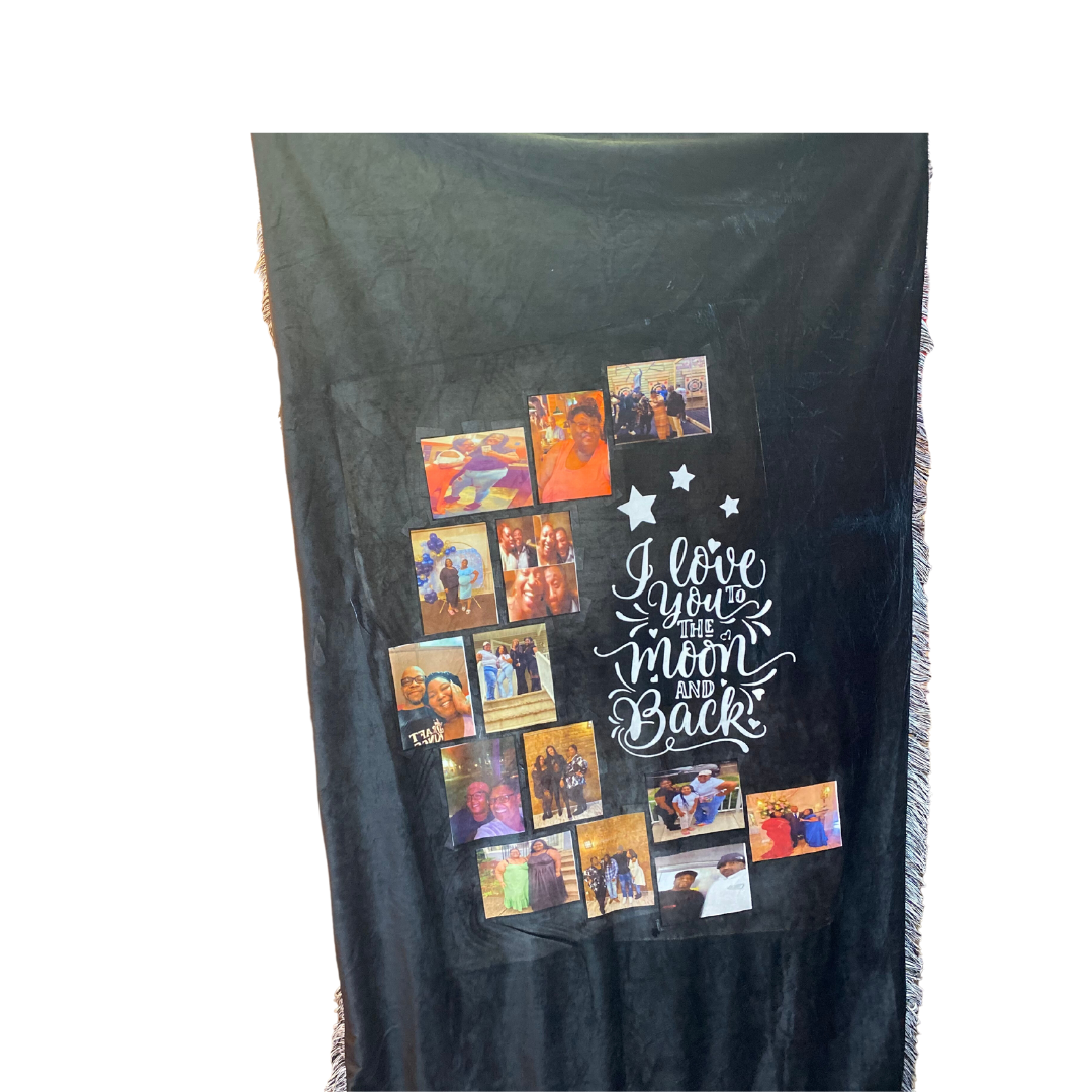 Moon Shape 14 panel Picture Blanket