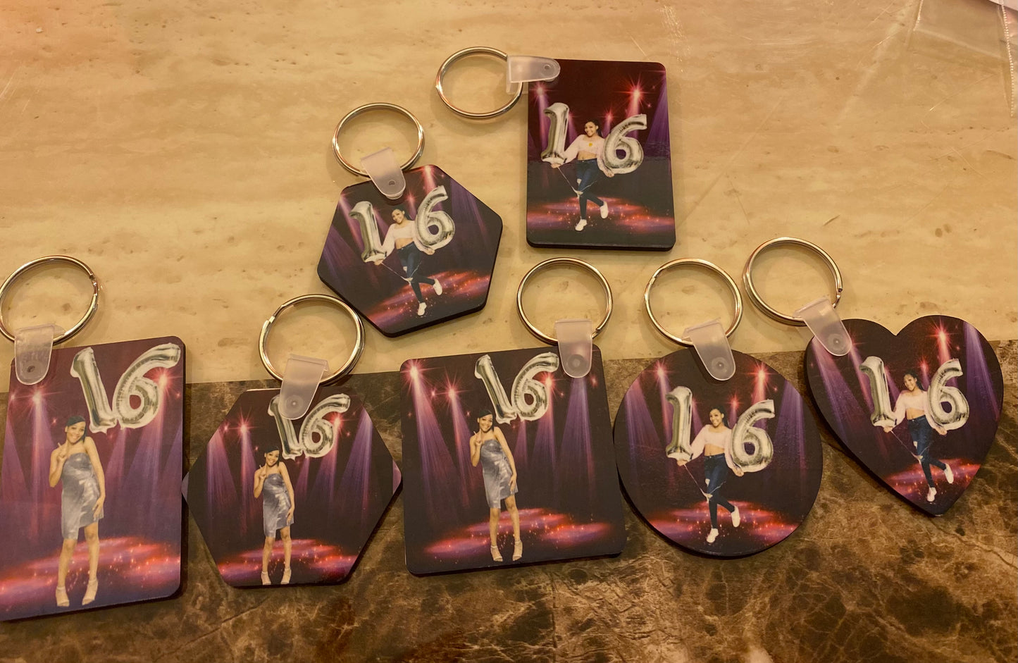 Keychain Double side