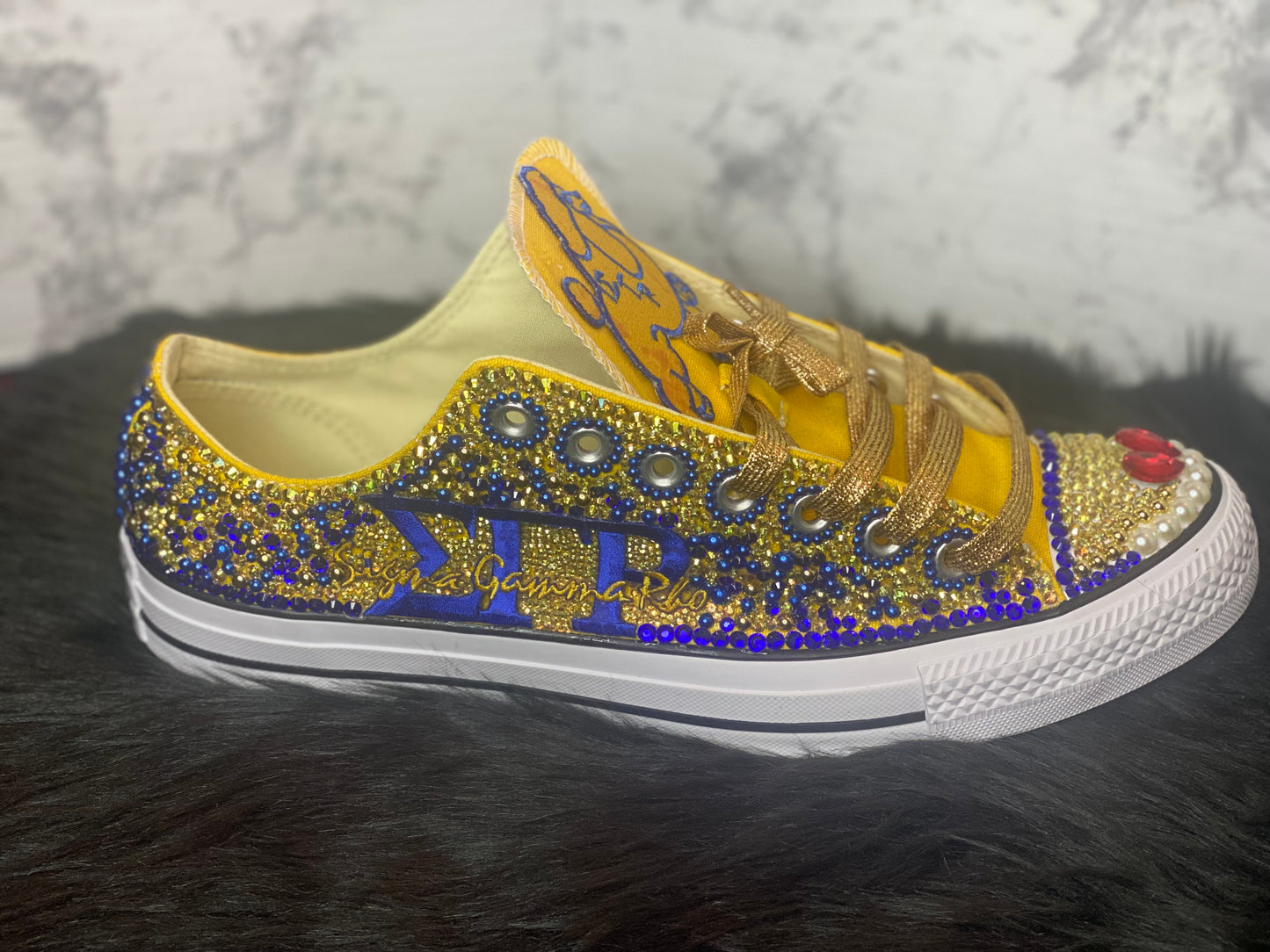 Custom Blinged-Out Sneakers