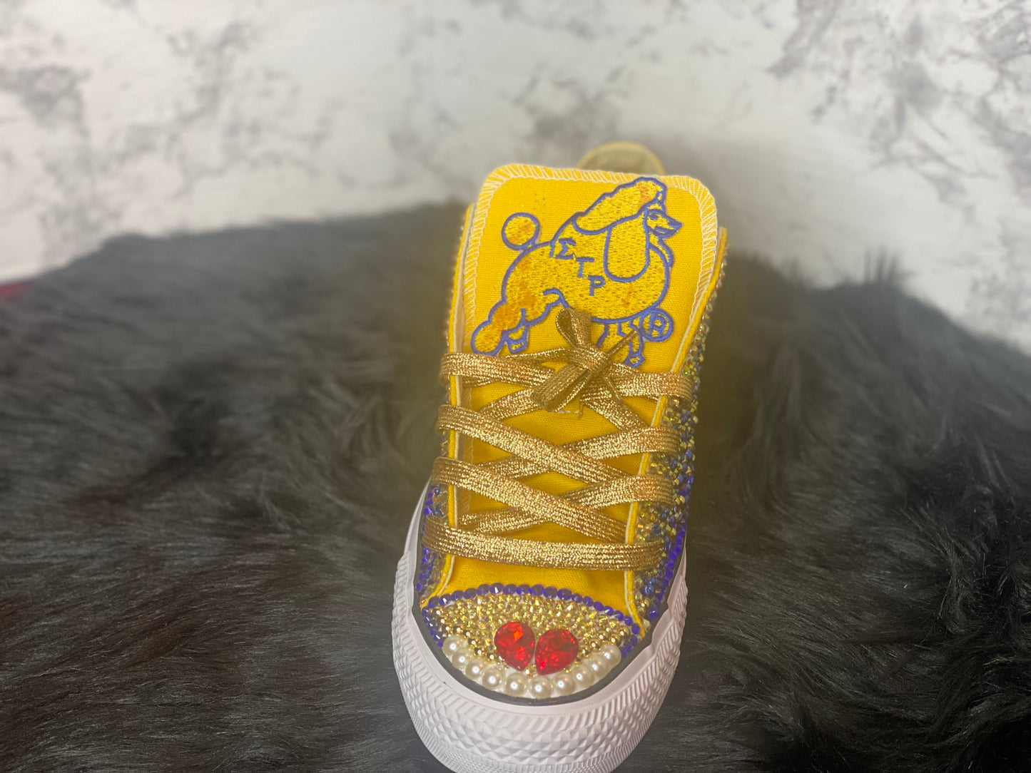 Custom Blinged-Out Sneakers