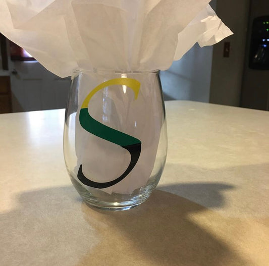 Personalized Stemless Wine Glass
